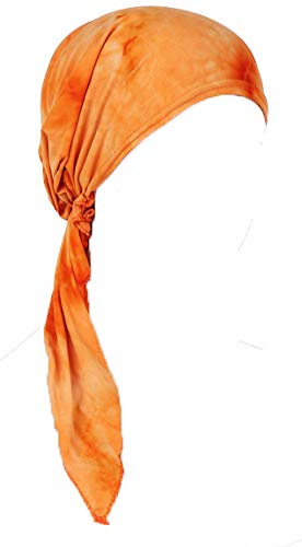 Ulalaza Chemo cáncer Cabeza Bufanda Sombrero Gorra pre-Atado Cubierta de Pelo Wrap Turban Headwear