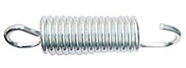 10 Stück Trampolin Federn - Federset - Sprungfedern Trampolin Ersatzteile - Trampolin Zugfeder Aus Verzinkter Stahl - Trampolin Ersatzfedern Länge 8.8/11.6/14/16.5/17.8/21cm (8.8cm)