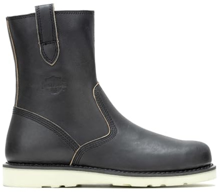 HARLEY-DAVIDSON FOTWEAR Herr Aldredge 20 cm motorcykelstövel, Svart, 42 EU