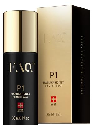 Prebase FAQ P1 Manuka Honey 30 ml - Mejores resultados - Nutritiva, antioxidante e hidratante - Alantoína y aminoácidos - Tratamiento antiedad - Dermatológicamente probado - Para todas las pieles