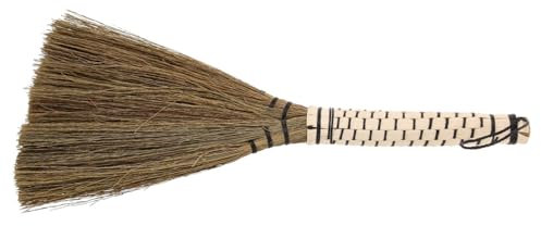 Beaupretty Petit Balai Miscanthus Tissé Main Pour Nettoyage De Cage De Hamster Et Outil De Nettoyage Compact