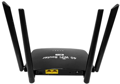 ZBT 4G LTE WiFi Router 300Mbps Wireless Speed Dual SIM (Nano & eSIM) Slot Portable Travel Internet Router OpenWrt Supported for Home/Vehicle/IoT/Backup Network WE2008-C