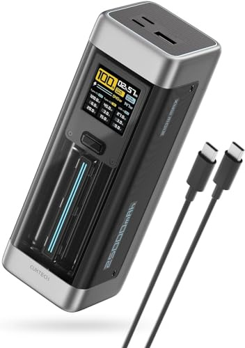 CUKTECH 20 Power Bank, 25000mAh Caricatore Portatile Batteria con 3 porte, Laptop Caricabatterie USB C PD3.1 140W, TFT Digitale Display, Ricarica Rapida per PC portatile,MacBookPro, GalaxyS23