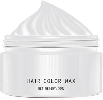Cire Capillaire Colorée - Cire Colorante Cheveux | Wax De Coloration Temporaire | Teinture Temporaire Pour Les Cheveux | Enduit De Couleur Pour Les Tignasse | Coloration Provisoire Tignasse