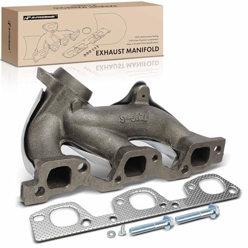 A-Premium V6 3.8L Exhaust Manifold Kit W/Gaskets Fit for Jeep JK Series Wrangler 2007 2008 2009 2010 2011, Left Side, Replaces 4666024AB 4666024AC
