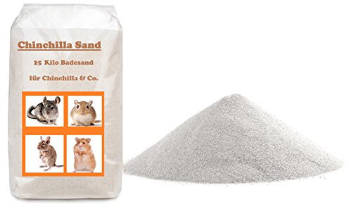 Kultpfötchen 25kg Chinchilla Sand für Nager und Co - wählbar auch 1kg - 5kg - 10kg - 30kg