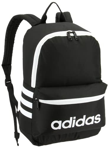 adidas Boys' Classic 3s Backpack Girls, Black/White, One Size