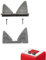 Chedin Ohren Alternative for toniebox, Ersatz Ohren, MP3-Player Zubehör (Innenohr)