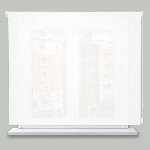 DECOCASA | Estor Enrollable Miami Blanco 220x250 Translúcido | Mantén Tu Privacidad | Calidad Inmejorable