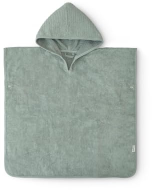 Ehrenkind® ekologisk bomull badponcho barn 1–5 år | OEKO TEX | mild, absorberande och mysig | badponcho barn | badponcho baby, Jade, 1-3 Jahre
