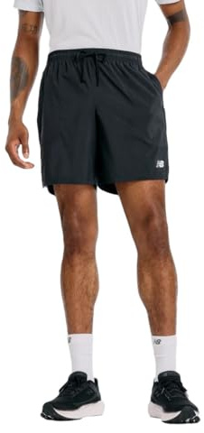 New Balance Sport 7 Pantalones Cortos, Black, L Hombre