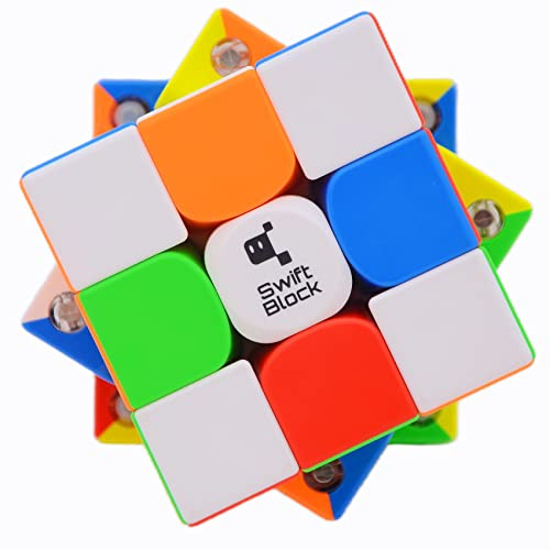 Bukefuno GAN Swift Block 355S 3 x 3 magnetisk hastighets-magisk kub 2023 Magic Cube GAN Swift Cube 355 S 3 x 3 utan klistermärken