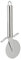 Relaxdays 10022557 Roulette INOX découpe Coupe-Pizza Manche Couteau à Pate, argenté, Acier Inoxydable, Silber, 19,5 x 7 x 2 cm