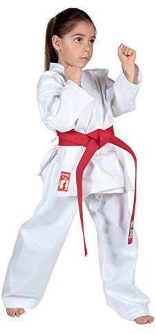 Itaki Karategi Kid Stoff 200 gr/m2 – 65% Polyester 35% Baumwolle – für Jungen Karate Jujitsu Aikido Arti Marali, Unisex Kinder, 2 (150 cm)