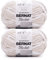 Bernat Blanket Beach Foam Yarn - 2 Pack of 300g/10.5oz - Polyester - 6 Super Bulky - 220 Yards - Knitting/Crochet