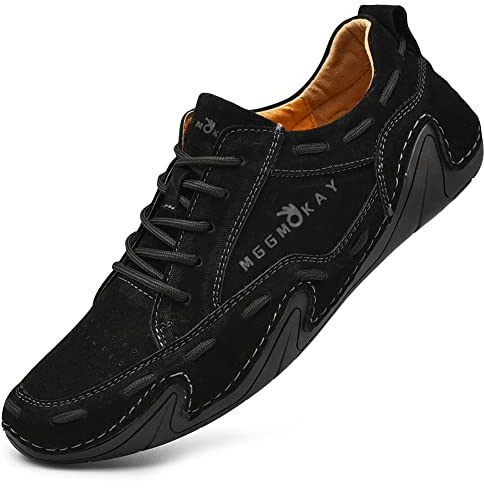 Mocassins pour Hommes Chaussures de Conduite en Cuir suédé Penny Loafers Classiques Confort Chaussures Souples Plats Flâneurs