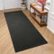 TAPISO Mono Läufer Teppich Kurzflor Indoor Outdoor UV-beständig Dunkelgrau Einfarbig Wohnzimmer Schlafzimmer Kinderzimmer Modern Design ÖKO-TEX 100 x 220 cm