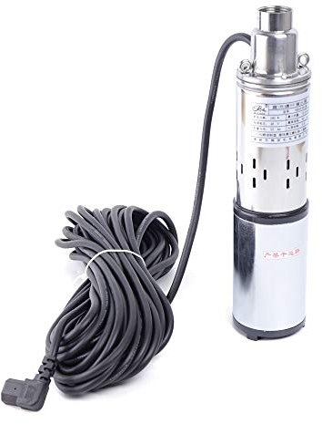 Pompe solaire submersible 280 W, trou de forage, pompe à eau solaire, pompe submersible, en acier inoxydable, DC 48 V