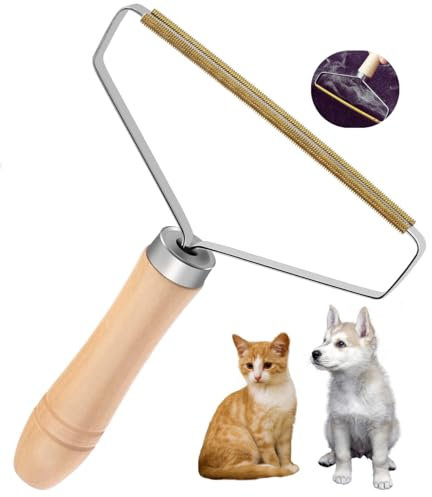 Quita Pelusas Manual Quitapelos Mascotas para Ropa, Sofás y Alfombras - Elimina Pelos de Mascotas - Perros y Gatos, Pelusas de Ropa. Ideal para Hogar, Oficina y Viajes - Quitapelusas