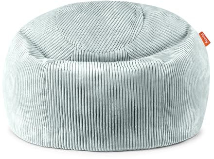 Funzy Sitzsack für Kinder aus Cord mit Füllung aus Schaumstoff, Kindersitzsack für Mädchen und Jungen aus hochwertigen Materialien, Oeko-TEX 100 Zertifiziert mit 3 Jahre Garantie, Salbei Grün