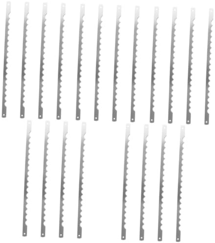 jojofuny 20pcs Nonstick Bread Machine Serrated Cutter Saw for Cake Toast and Pastry Easy to Clean Replacement Accessories for Home Bakery Use