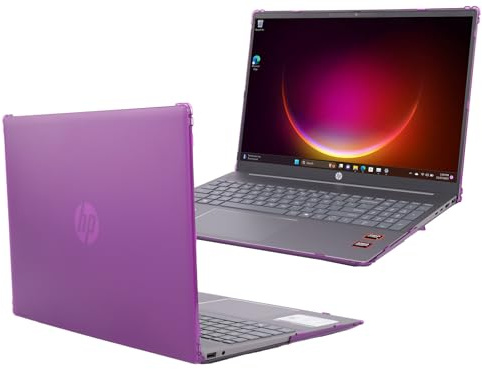 mCover Case ONLY Compatible for 2024+ HP Pavilion 16-inch Laptop PC 16-AFxxxx / 16-AGxxxx Series Windows Notebook (NOT Fitting Any Other HP Models)- Purple