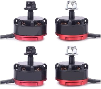 Compatible con RS2205, motor sin escobillas 2205 2300KV CW/CCW for cuadricóptero de carreras FPV QAV-R QAV-X Martian