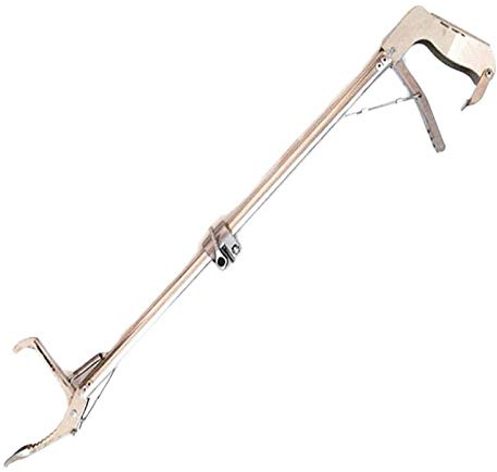 Ujjdwiurgh Pinza raccogli rettili con morsetto per serpenti, pinze in acciaio inox, per nutrire serpenti, caccia, catturare ganasce larghe e autobloccanti