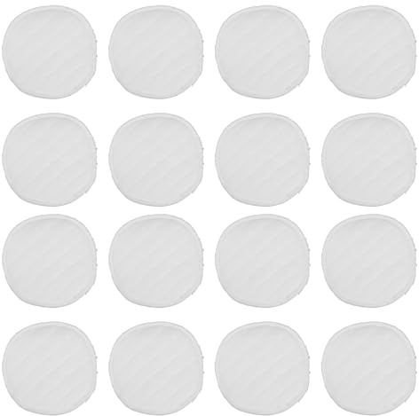 BESPORTBLE 20pezzi Coppette Assorbilatte in Cotone Lavabili Da Bianche Per Allattamento Anti-perdita Riutilizzabili Per Donne Post-parto Forniture Per Allattamento