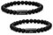 CV couplevibes Personalisierte Armbänder mit individueller Wunschgravur | Partnerarmband | Armband mit Gravur | Freundschaftsarmband Pärchen Armband (2 Armbänder)