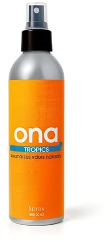 Weedness ONA Spray 250 ml Tropics - Geruchsneutralisation Abluft Grow Indoor Tiere Küche Katze Hund Wohnung Auto Gel Rauch Schuhe Katzenurin