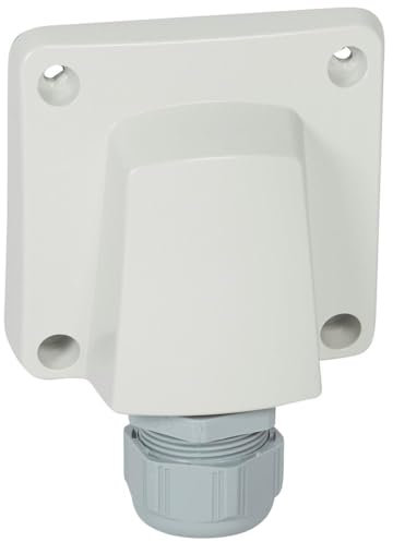 LEGRAND, Plexo New Sortie de câble pour pièces humides, diamètre du câble 12-25 mm, 20-32 A, 250 V, IP55 - IK07 résistant à la poussière et à la saleté, couleur : gris, 069850L