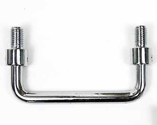 ingdaum® Lot de 2 poignée pliante, comme poignée pour caisses, tiroirs, boîtes, placards, portes ou fenêtres (J2100A MS)