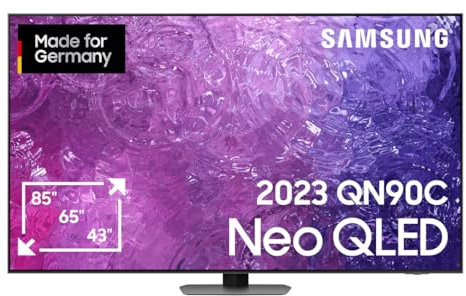 Samsung Neo QLED 4K QN90C 85 Zoll Fernseher (GQ85QN90CATXZG, Deutsches Modell), Neo Quantum HDR+, Neural Quantum Prozessor 4K, Dolby Atmos, Smart TV [2023]