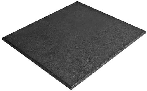 G5 HT SPORT Pavimentazione Antitrauma Antiscivolo | Pavimento Gommato Palestra 100x100cm [Spessori 2 cm e 0.8] Box Allenamento, Palestre e Aree Fitness | Grana Media (100 * 100 * 0.8 CM [SPESSORE])