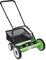 banborba Hand Push Lawnmower, 5-Blade Cordless Manual Reel Lawn Mower with 40.6cm Cutting Width, Adjustable Cutting Height Grass Cutter with Grass Catcher, Walk-Behind Lawn Mower for Yard Garden