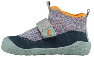 Affenzahn Scarpa Primi Passi Maglia Toddly Facile da Indossare, Antiscivolo, con Chiusura a Strappo, Flessibile, Leggero, Taglia 19-25 Coniglio - Turchese