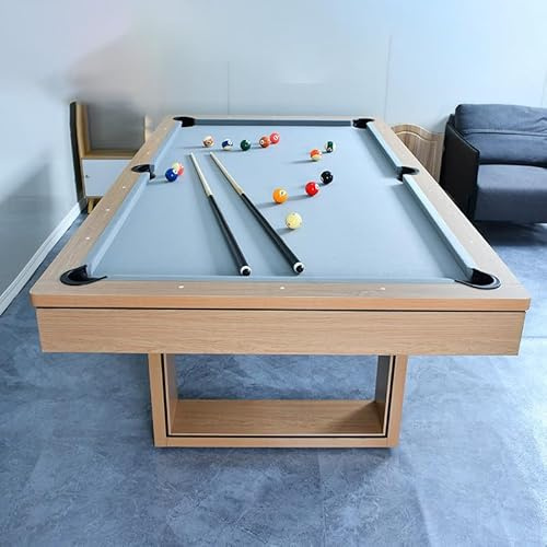 Mesa de Billar Multifuncional con Mesa de Comedor y Ping Pong, Incluye Todos los Accesorios para Juegos Familiares de Ocio