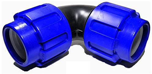 Todo Cultivo Codo 90º TUBERIA Polietileno DE 50 MM PN-16 (Curva Manguera RIEGO)