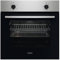 Zanussi ZOHNB0X2 Horno Multifunción, 5 funciones, Reloj programador electrónico, Limpieza fácil, Mandos Fijos, Display LED, Antihuellas, Inox, Clase A, 65 Litros