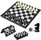 EACHHAHA Schachspiel Magnetischem Reise Spiel Hochwertig Einklappbar Schachbrett Schach für Kinder (25 * 25cm)