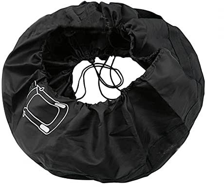 Housse Pneu Secours 19-23, Sacs Protection pour Pneus Imperméables en 210D Tissu Oxford Housse Roue Remorque Anti-poussière pour Camion Jeep Remorque RV SUV