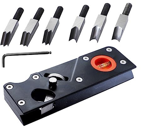 Veemoon Fasenhobel-werkzeugsatz Für Die Holzbearbeitung 1 Satz Handwerkzeug 6 Zusätzliche Fräser