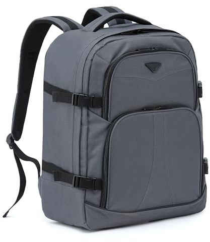 Flight Knight 40x20x25cm Ryanair Free Carry On Backpack -Bag For Underseat Travelling USB Port Padded Comfortable Backpack - Carry On Luggage For easyJet, Ryanair, BA, Jet2 & More!