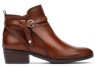 Pikolinos Daroca Bottines à Talon Femme | Cuir | Éclair | Marron