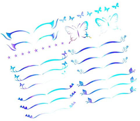 ADOCARN 6 Fogli Adesivi Per Ombretti Adesivi Per Make-up Occhi Decalcomanie Per Eyeliner