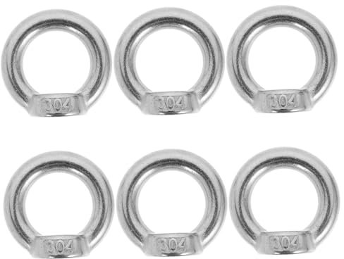 6 Pezzi Dado Ad Anello Inossidabile Golfari per Fissaggio Versatili Resistenti All e Alla Corrosione per Progetti Nautici e Uso
