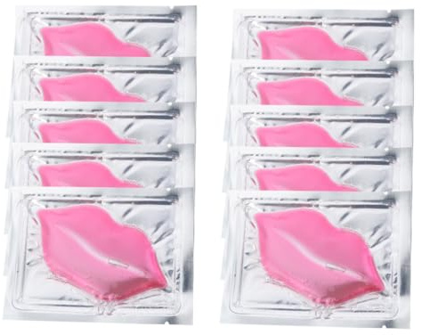 Healvian Mascarilla Labial de Colágeno Exfoliante E Hidratante 15 Unidades para Mujer 8 G Tamaño Estándar para Labios Secos y Agrietados Cuidado y Reparación Diaria
