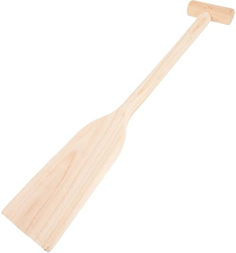 Healeved Pagaie en Bois 50 CM X 10 CM X 2 CM pour Garçon et Filles Rame Légère Unisexe Compatible Canoës Kayaks et Bateaux Gonflables Pagaie Portable pour Navigation Fluviale et Loisirs