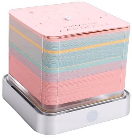 Jiawu 3D Art Calendar Memo Pad 2026 Unique Night Light Weekly Calendar Fun Bookmark for Colleagues Paper Plastic Acrylic